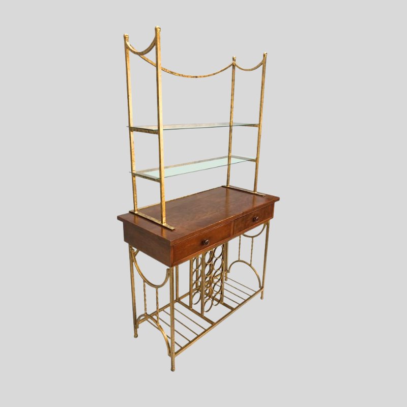 american mid-century dry bar